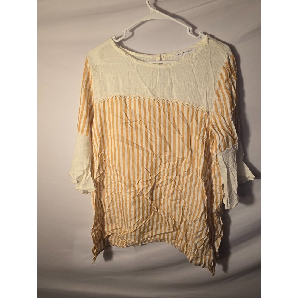 Rose & Remington Women’s Cottage  Top Shirt Soft Girl Vibes Medium M boho
